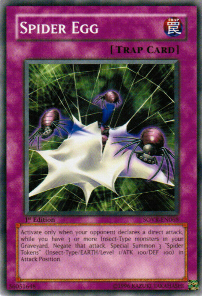 Spider Egg - SOVR-EN068 - Common - Unlimited Edition - YuGiOh