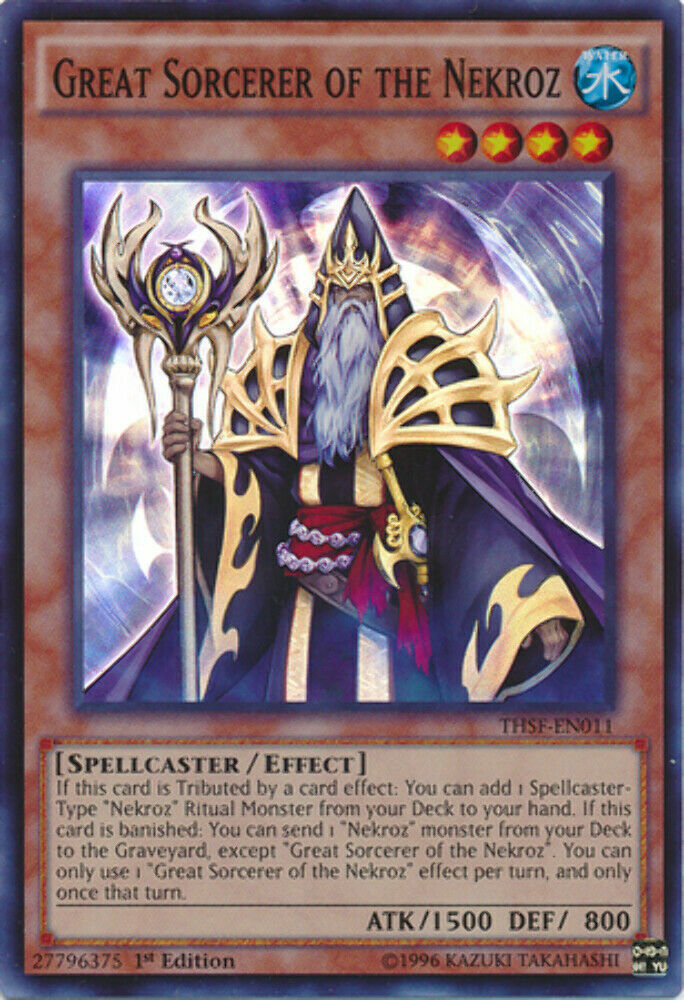 Great Sorcerer of the Nekroz - THSF-EN011 - Super Rare - 1st Edition - YuGiOh