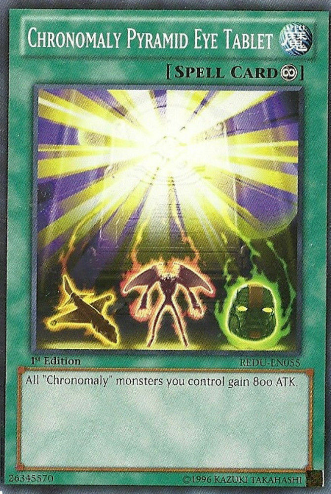 Chronomaly Pyramid Eye Tablet - REDU-EN055 - Common - 1st Edition - YuGiOh