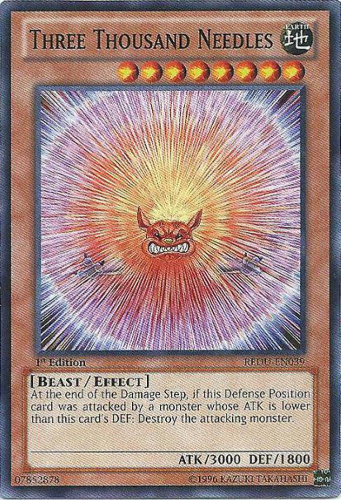 Three Thousand Needles - REDU-EN039 - Common - 1st Edition - YuGiOh
