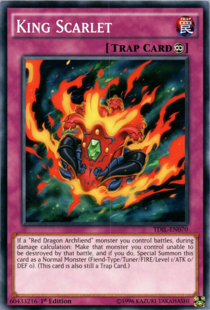 King Scarlet - TDIL-EN070 - Common - 1st Edition - YuGiOh