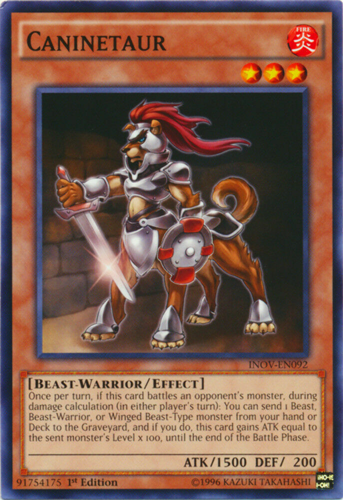 Caninetaur - INOV-EN092 - Common - 1st Edition - YuGiOh