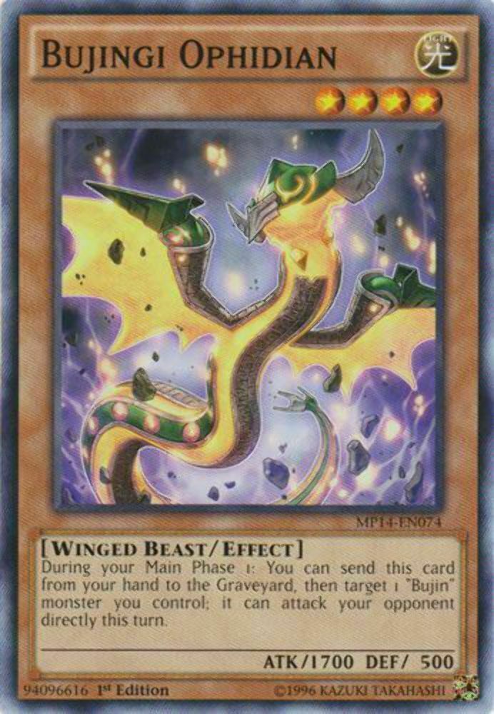 Bujingi Ophidian - MP14-EN074 - Common - 1st Edition - YuGiOh