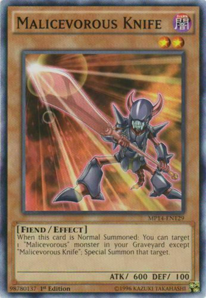Malicevorous Knife - MP14-EN129 - Common - 1st Edition - YuGiOh