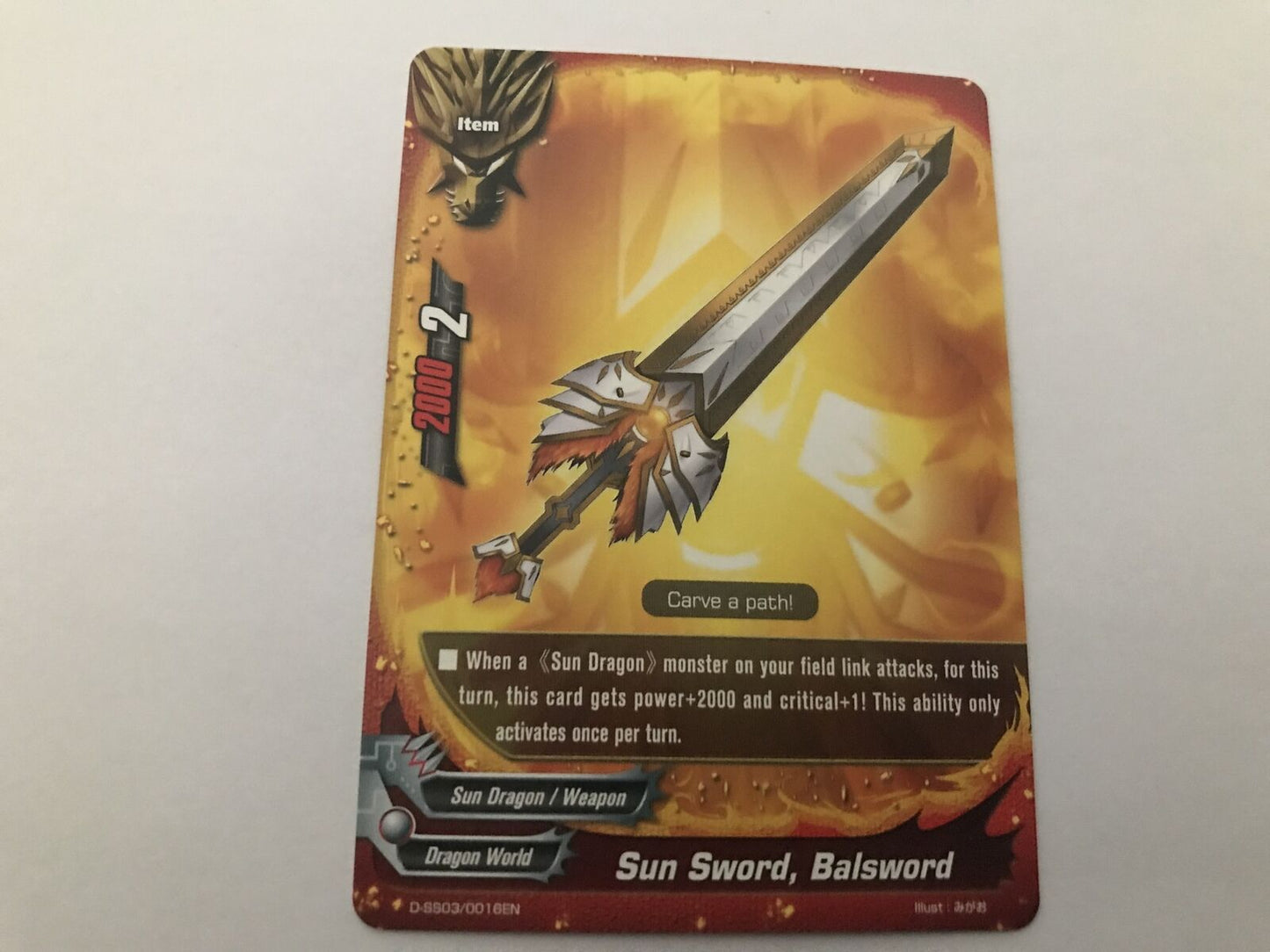 Sun Sword, Balsword D-SS03/0016EN Buddyfight