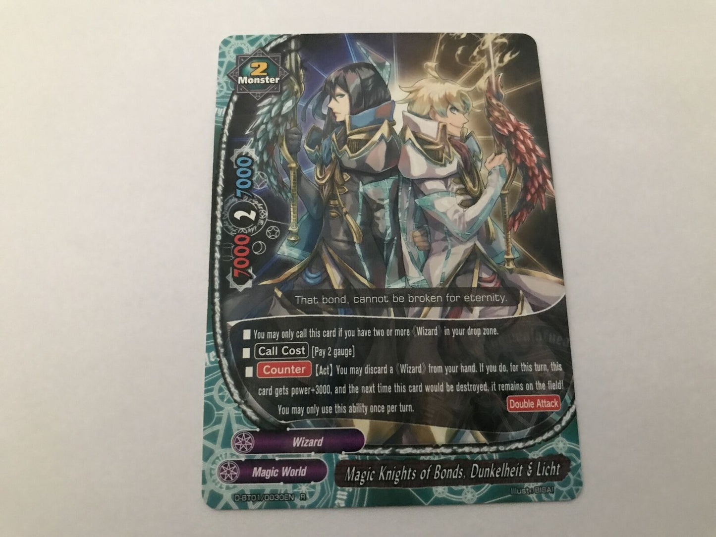 Magic Knights Of Bonds, Dunkelheit & Licht Rare D-BT01/0030EN R Buddyfight