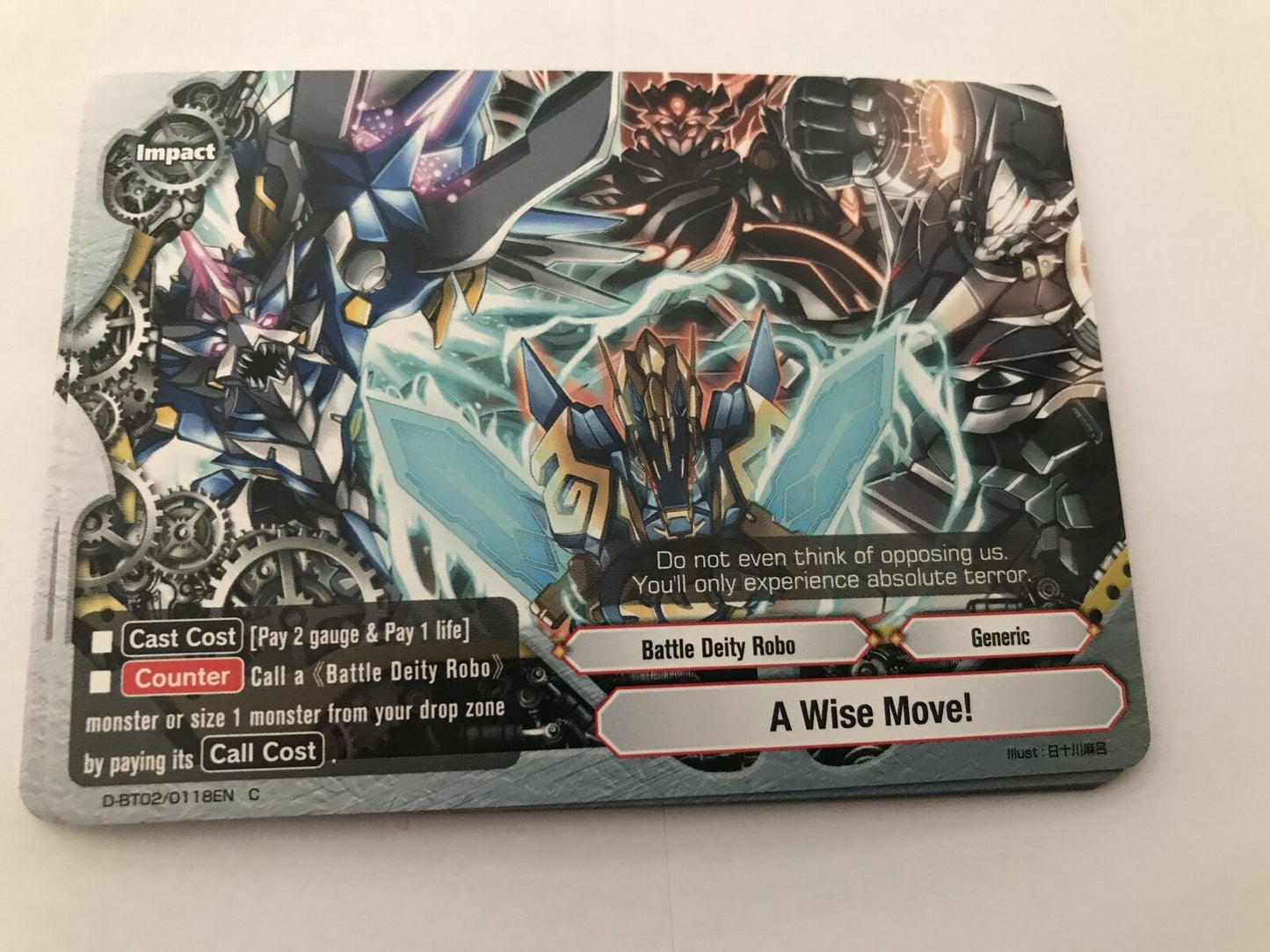 A Wise Move! Common D-BT02/0118EN C Buddyfight