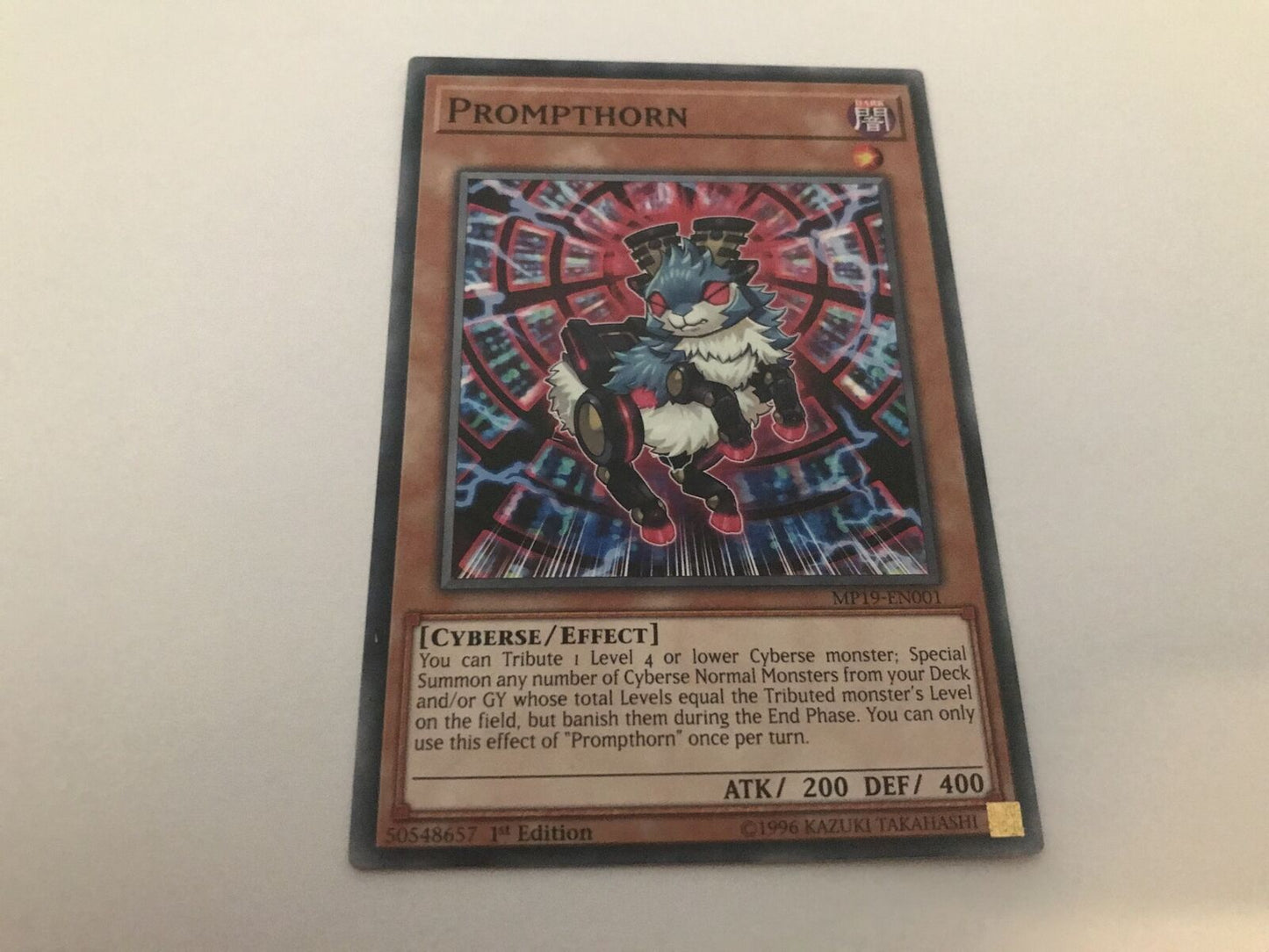 Prompthorn - MP19-EN001 - Common - 1st Edition - YuGiOh