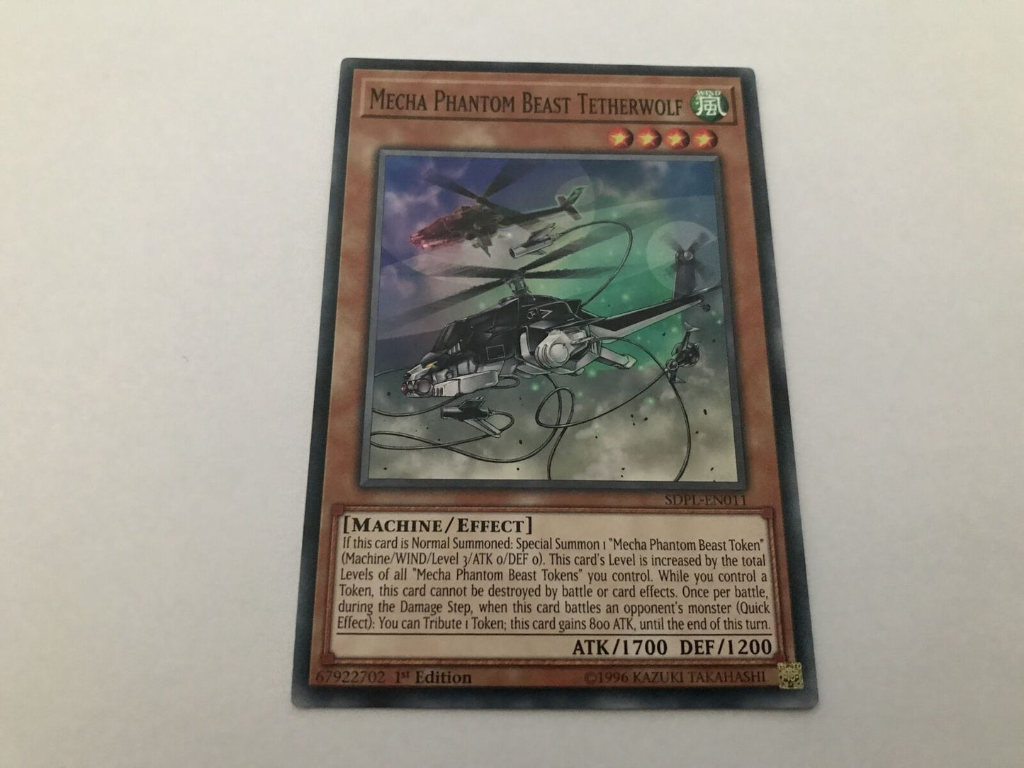 Mecha Phantom Beast Tetherwolf - SDPL-EN011 - Common - 1st Edition - YuGiOh