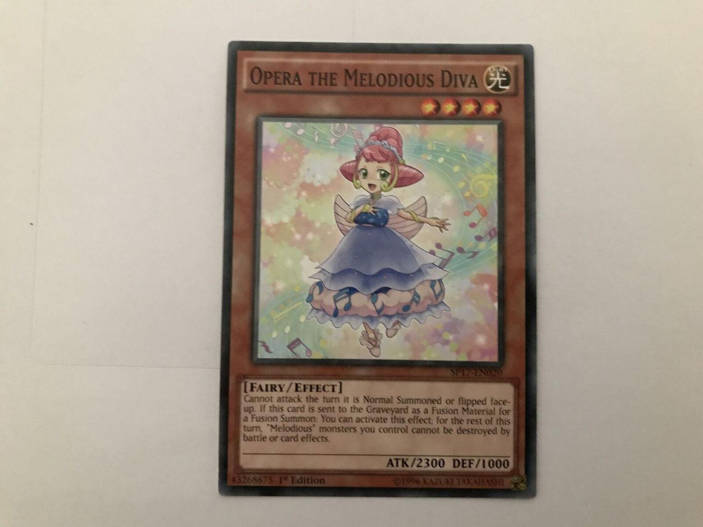 Opera The Melodious Diva - SP17-EN020 - Common - 1st Edition- YuGiOh
