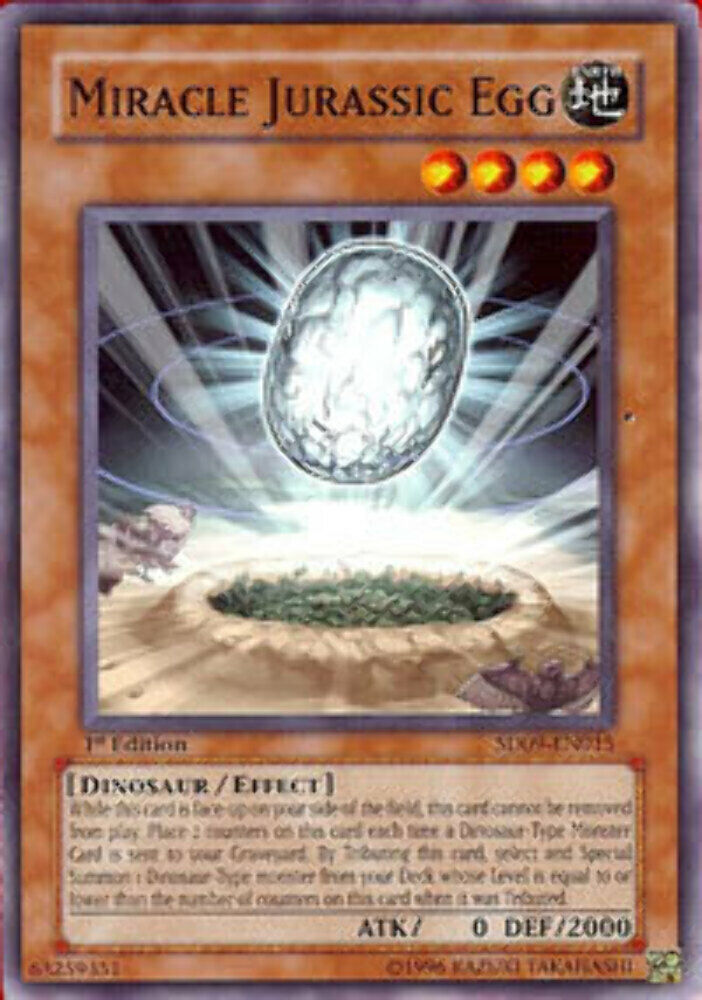 Miracle Jurassic Egg - SD09-EN015 - Common - 1st Edition - YuGiOh
