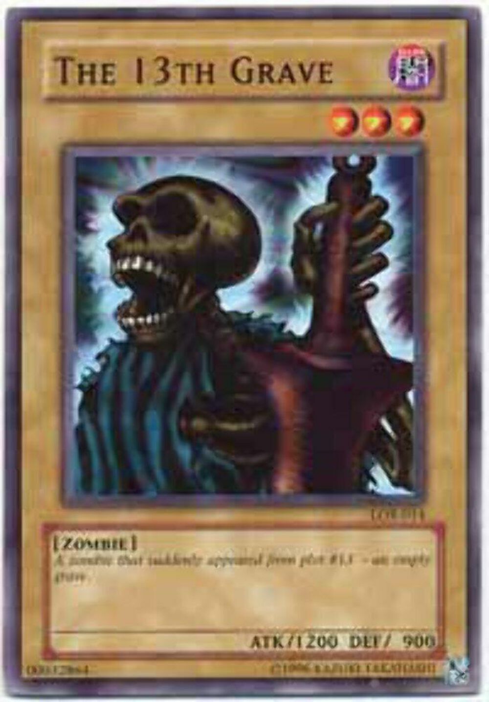 The 13th Grave - LOB-E010 - Common - Unlimited Edition - YuGiOh