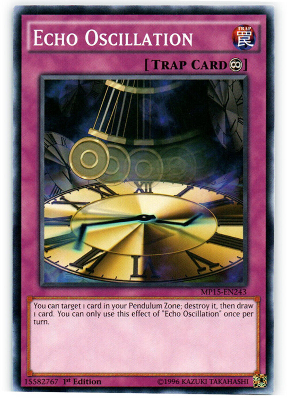 Echo Oscillation - MP15-EN243 - Common - 1st Edition - YuGiOh
