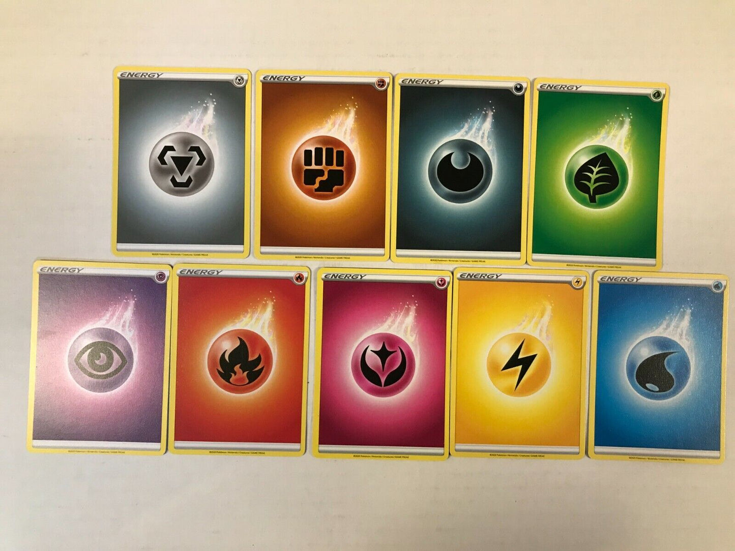 Pokemon Energy Card Sets WOTC Base Set To 2020 - Choose Your Set