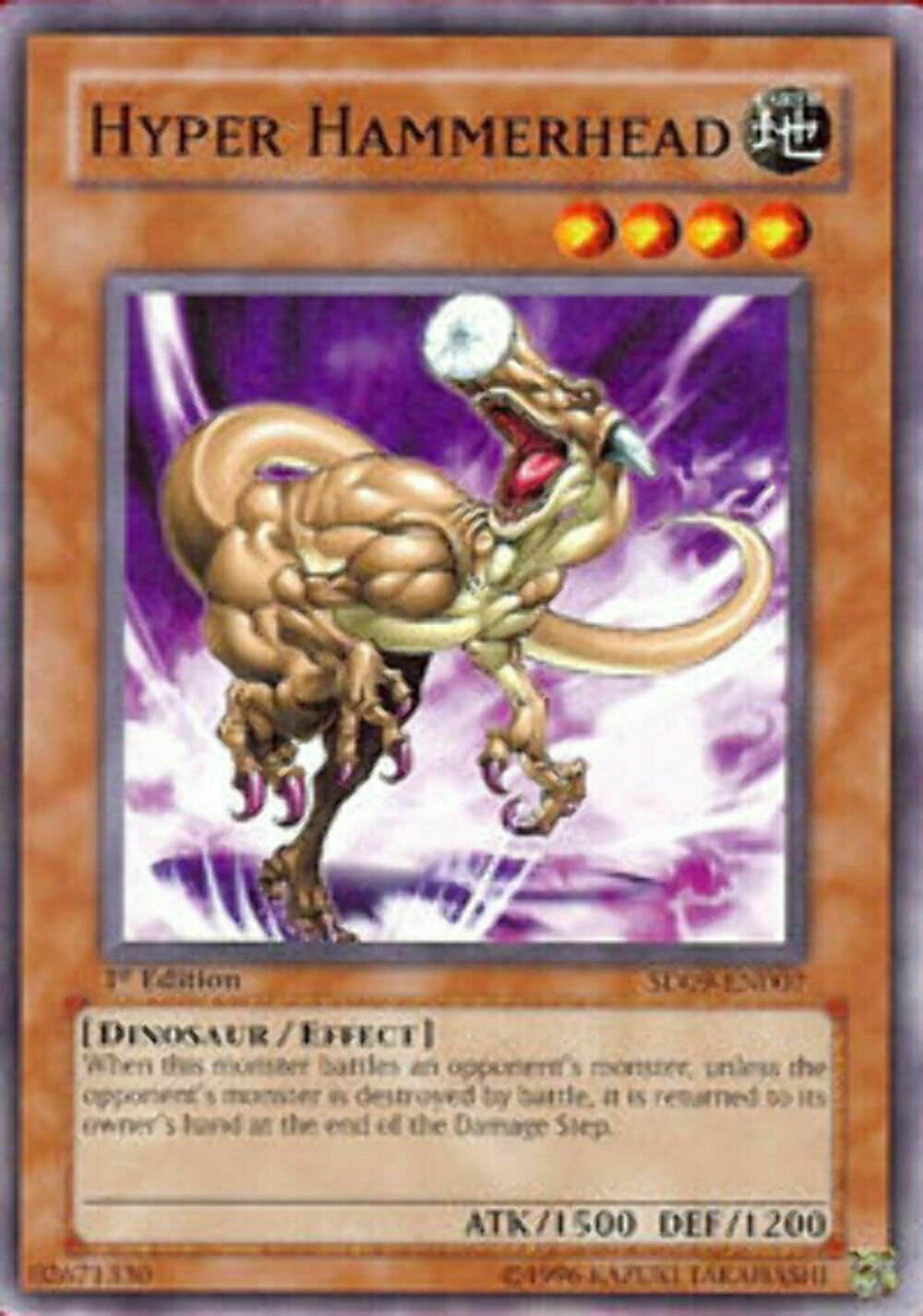 Hyper Hammerhead - SD09-EN007 - Common - 1st Edition - YuGiOh