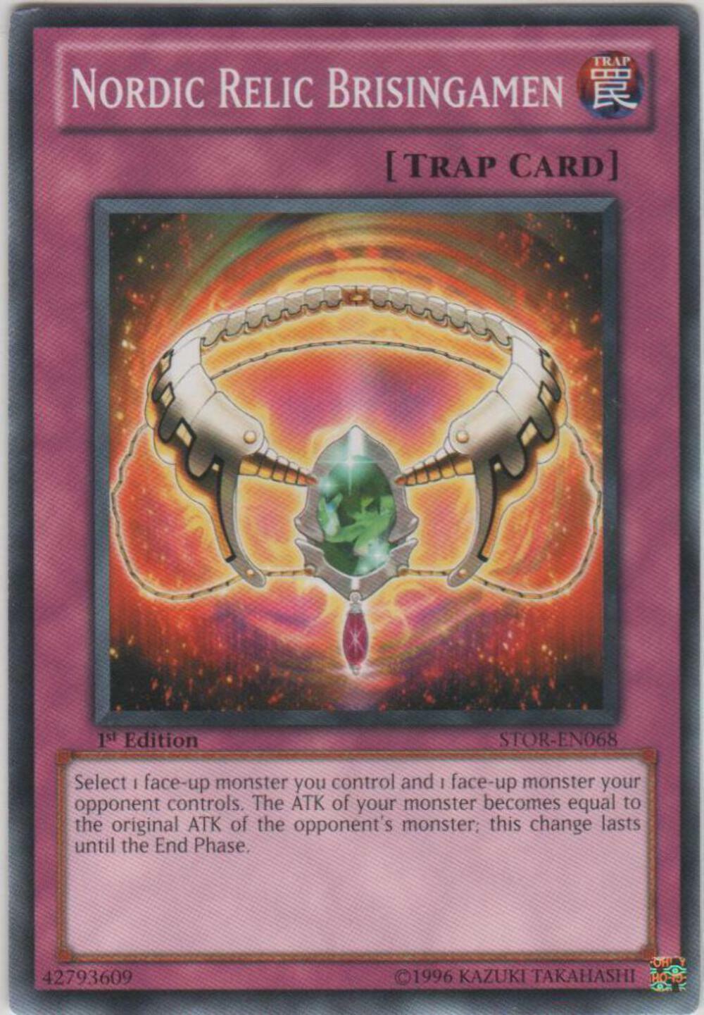 Nordic Relic Brisingamen - STOR-EN068 - Common - Unlimited Edition - YuGiOh- YuG