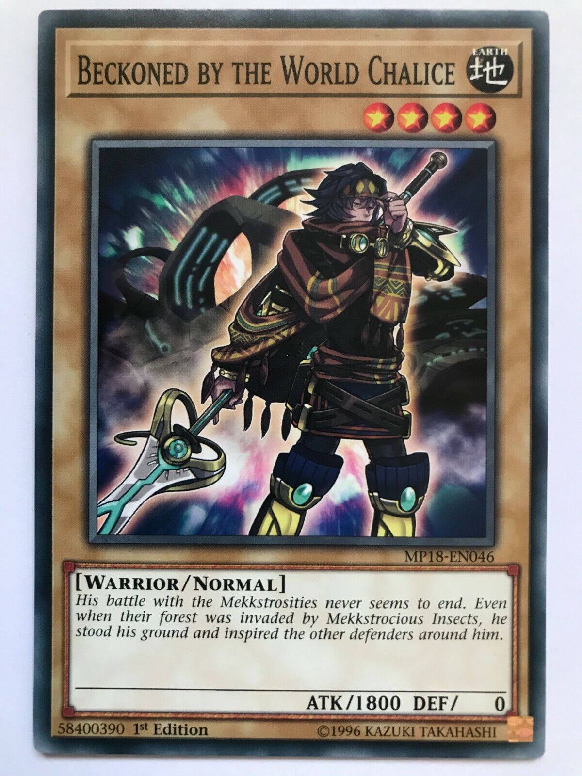 Beckoned By The World Chalice - MP18-EN046 - Common - 1st Edition - YuGiOh