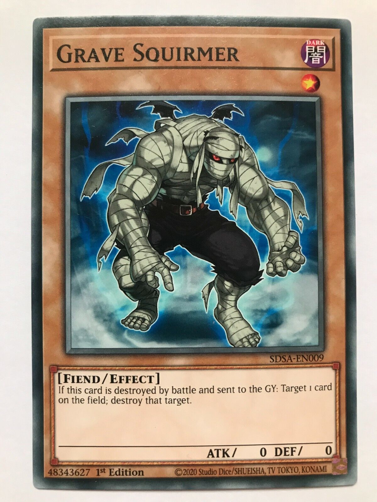Grave Squirmer - SDSA-EN009 - Common - 1st Edition - YuGiOh