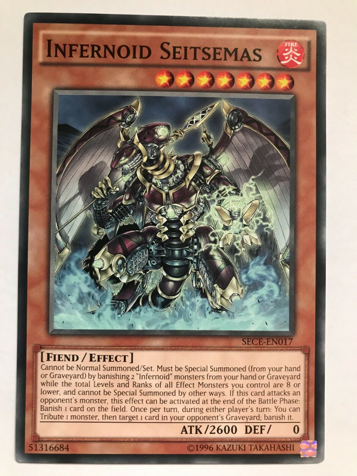 Infernoid Seitsemas - SECE-EN017 - Common - Unlimited Edition - YuGiOh