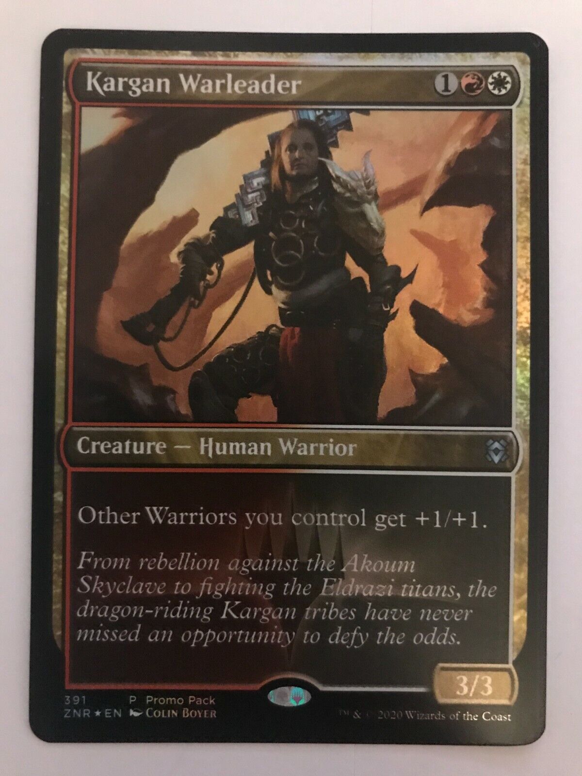 Kargan Warleader - Foil Promo - Zendikar Rising