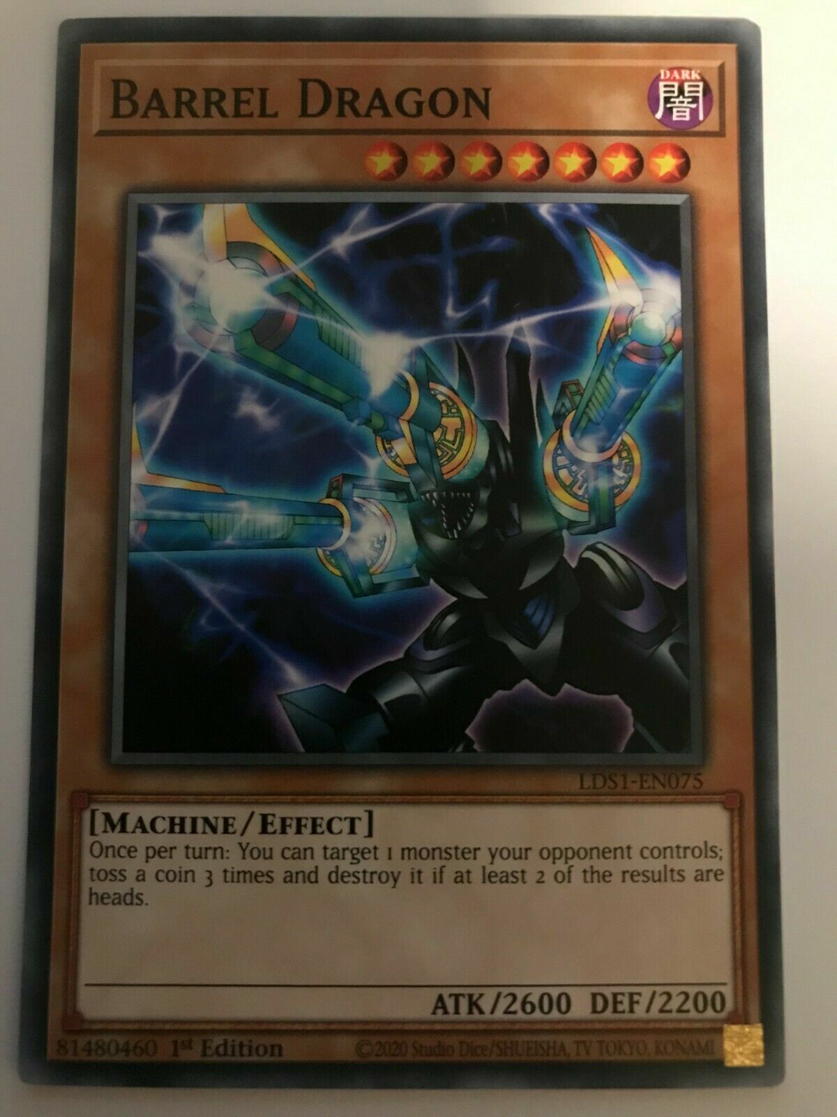 Barrel Dragon - LDS1-EN075 - Common - 1st Edition - YuGiOh