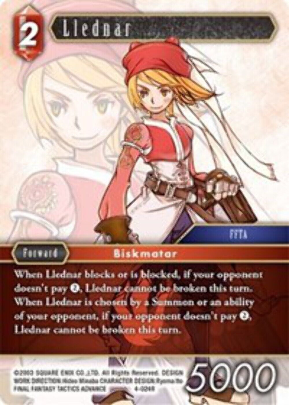 Llednar - 4-024R - Foil OPUS 4 Final Fantasy TCG