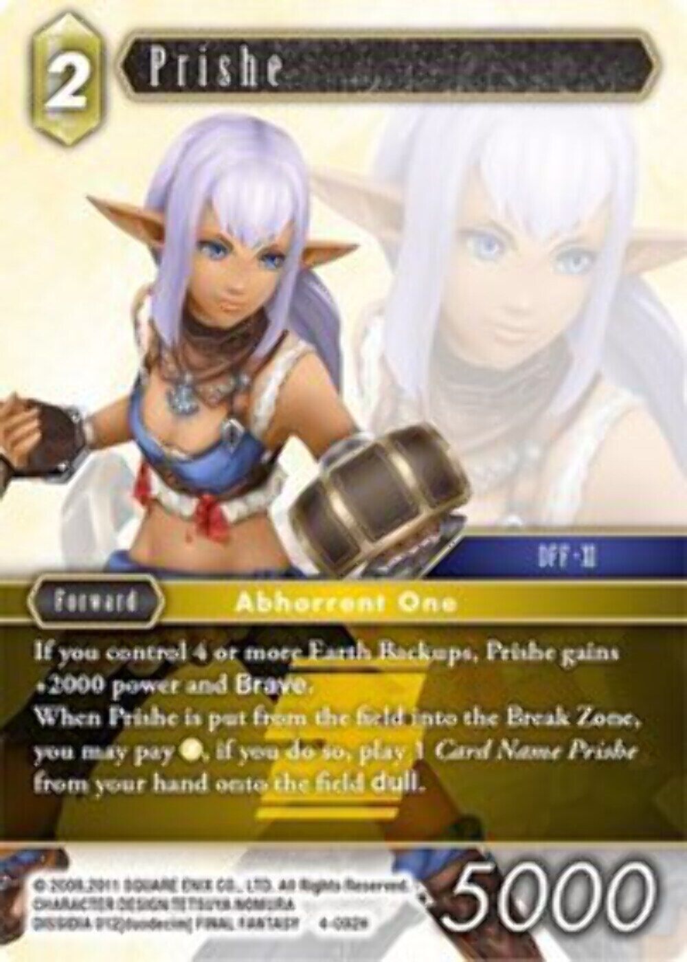 Prishe - 4-092H OPUS 4 Final Fantasy TCG
