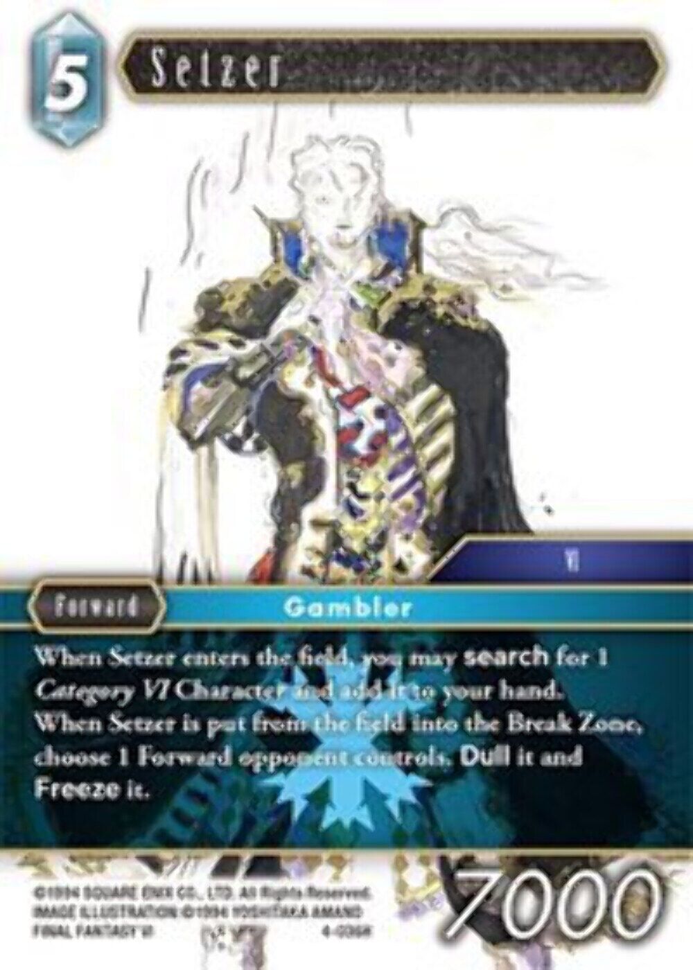 Setzer - 4-036H OPUS 4 Final Fantasy TCG