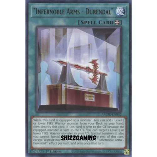 "Infernoble Arms - Durendal" - AMDE-EN042 - Rare - 1st Edition - YuGiOh