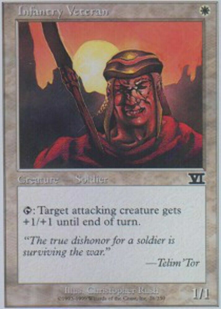 Infantry Veteran 6th Edition - MTG