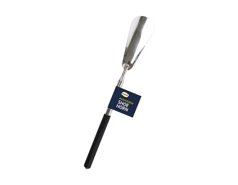 SHOE HORN EXTENDABLE METAL HANDLE LONG REMOVER HANDHELD SHOES EASY GRIP UK STOCK