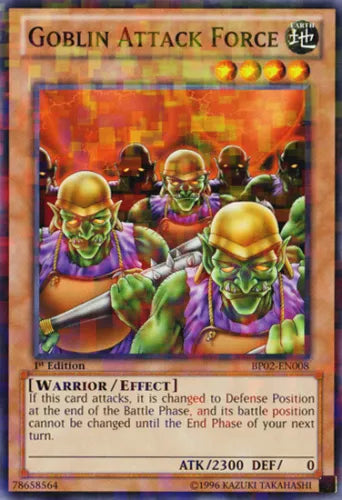 Goblin Attack Force - BP02-EN008 - Mosaic Rare - 1st Edition - YuGiOh