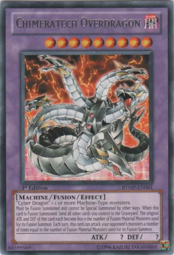 Chimeratech Overdragon - RYMP-EN061 - Rare - 1st Edition - YuGiOh