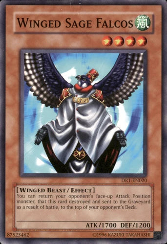 Winged Sage Falcos - DR1-EN020 - Common - Unlimited Edition - YuGiOh