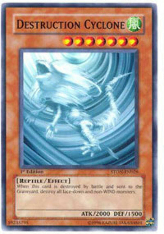 Destruction Cyclone - STON-EN028 - Common - 1st Edition - YuGiOh