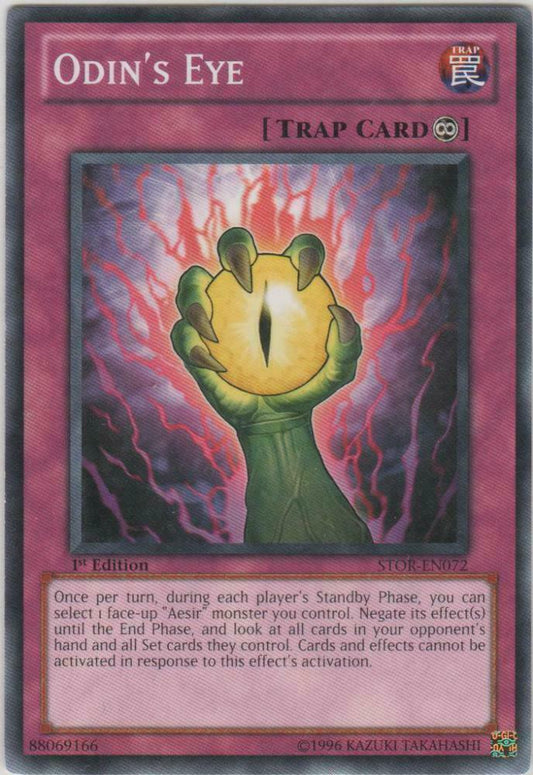 Odin's Eye - STOR-EN072 - Common - 1st Edition - YuGiOh