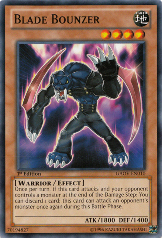 Blade Bounzer - GAOV-EN010 - Common - Unlimited Edition - YuGiOh