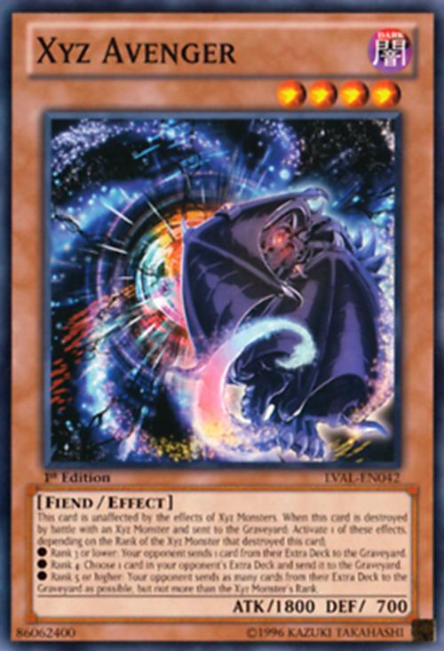 Xyz Avenger - LVAL-EN042 - Common - Unlimited - YuGiOh