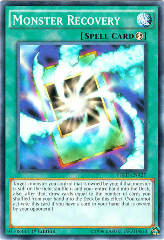 Monster Recovery - YGLD-ENA27 - Common - 1st Edition - YuGiOh