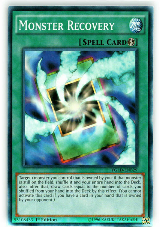 Monster Recovery - YGLD-ENB29 - Common - 1st Edition - YuGiOh