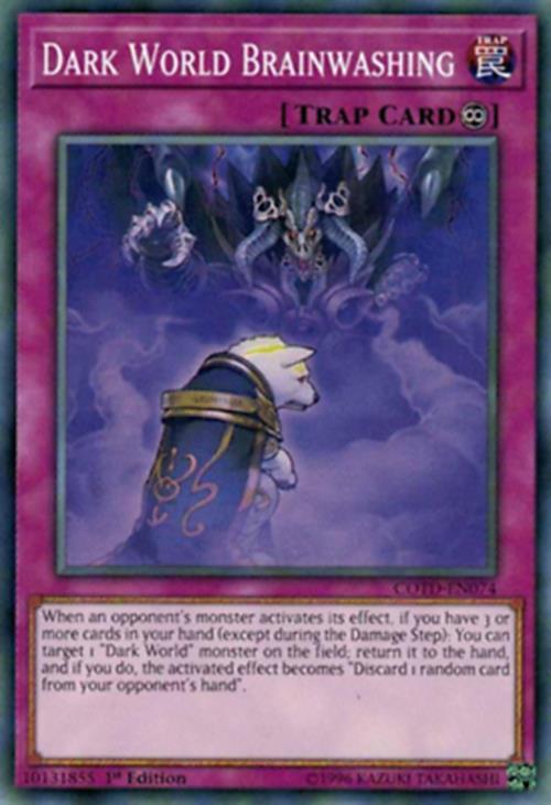 Dark World Brainwashing - COTD-EN074 - Common - 1st Edition - YuGiOh