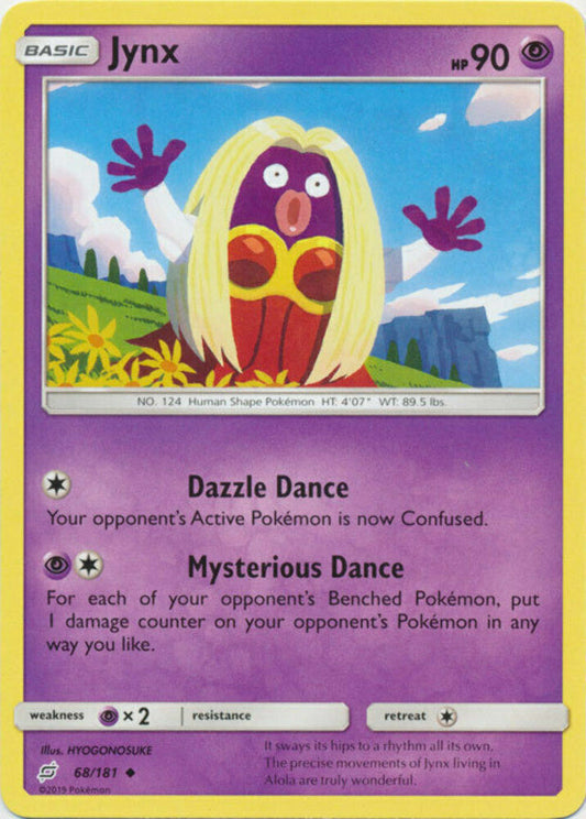 Jynx - 68/181 - Uncommon Sun & Moon: Team UP