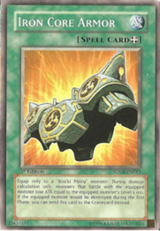 Iron Core Armor - SOVR-EN053 - Common - Unlimited Edition - YuGiOh