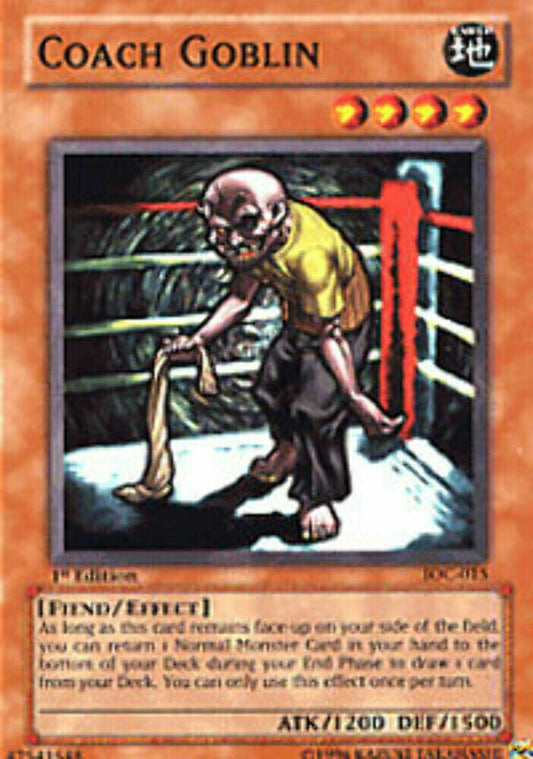 Coach Goblin - IOC-015 - Common - 1st Edition - YuGiOh