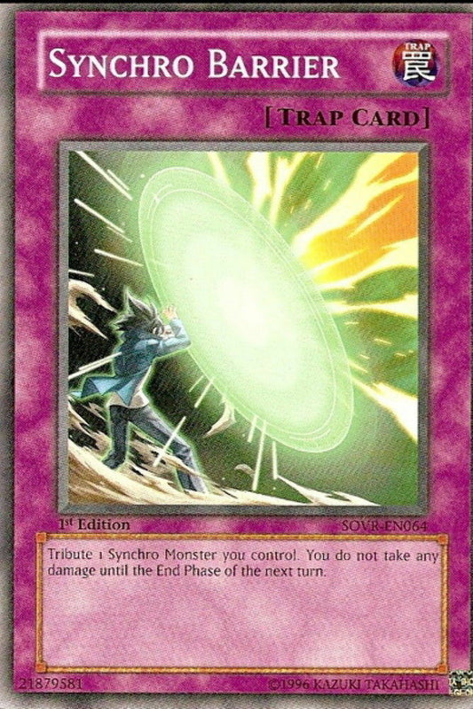 Synchro Barrier - SOVR-EN064 - Common - Unlimited Edition - YuGiOh