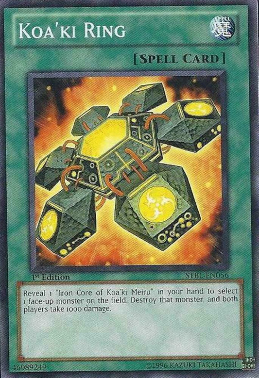 Koa'ki Ring - STBL-EN056 - Common - 1st Edition - YuGiOh