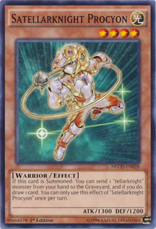 Satellarknight Procyon - NECH-EN028 - Common - 1st Edition - YuGiOh
