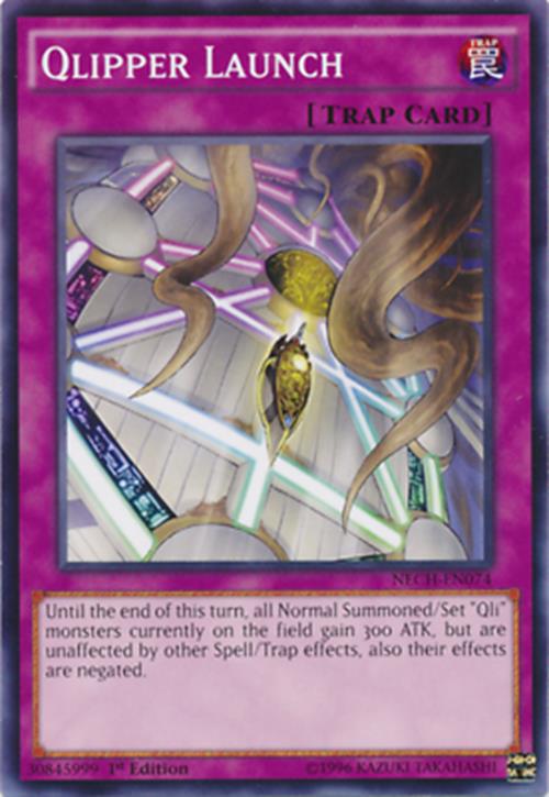 Qlipper Launch - NECH-EN074 - Common - 1st Edition - YuGiOh
