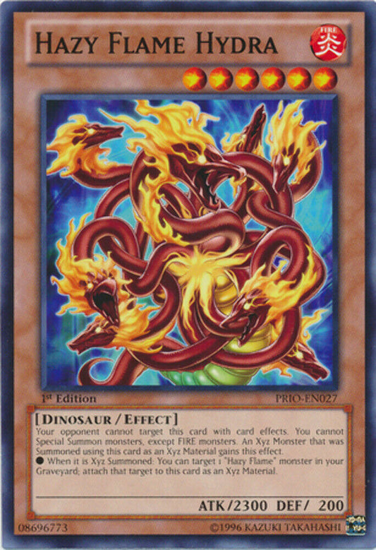 Hazy Flame Hydra - PRIO-EN027 - Common - Unlimited Edition - YuGiOh