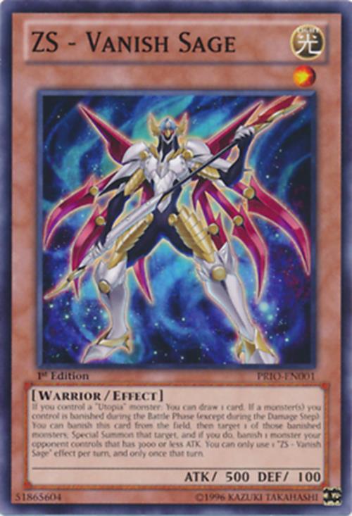 ZS - Vanish Sage - PRIO-EN001 - Common - 1st Edition - YuGiOh